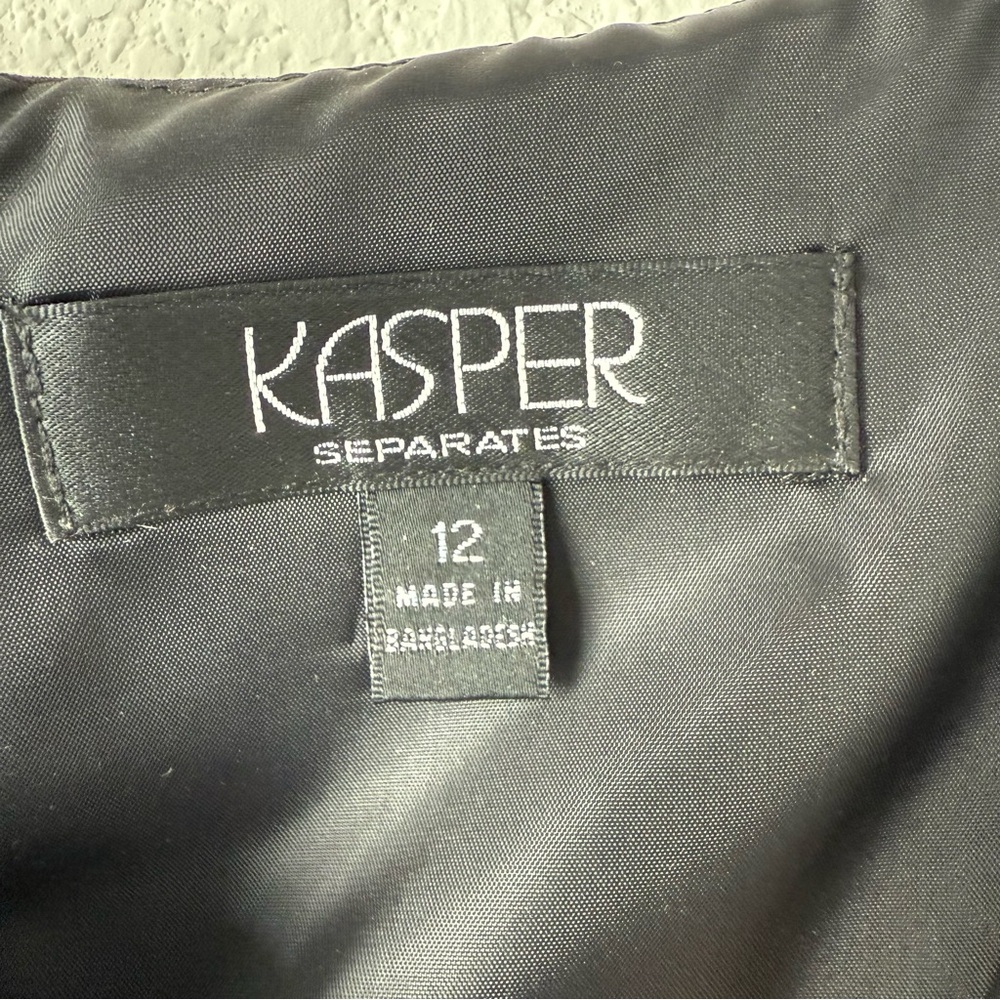 Kasper Black Sleeveless Midi Sheath Dress - Picture 2 of 9